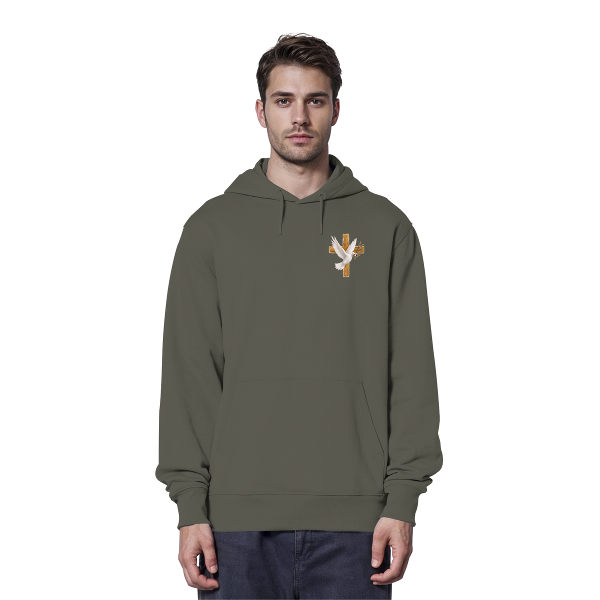 Collezione Savior - Felpa con cappuccio organica