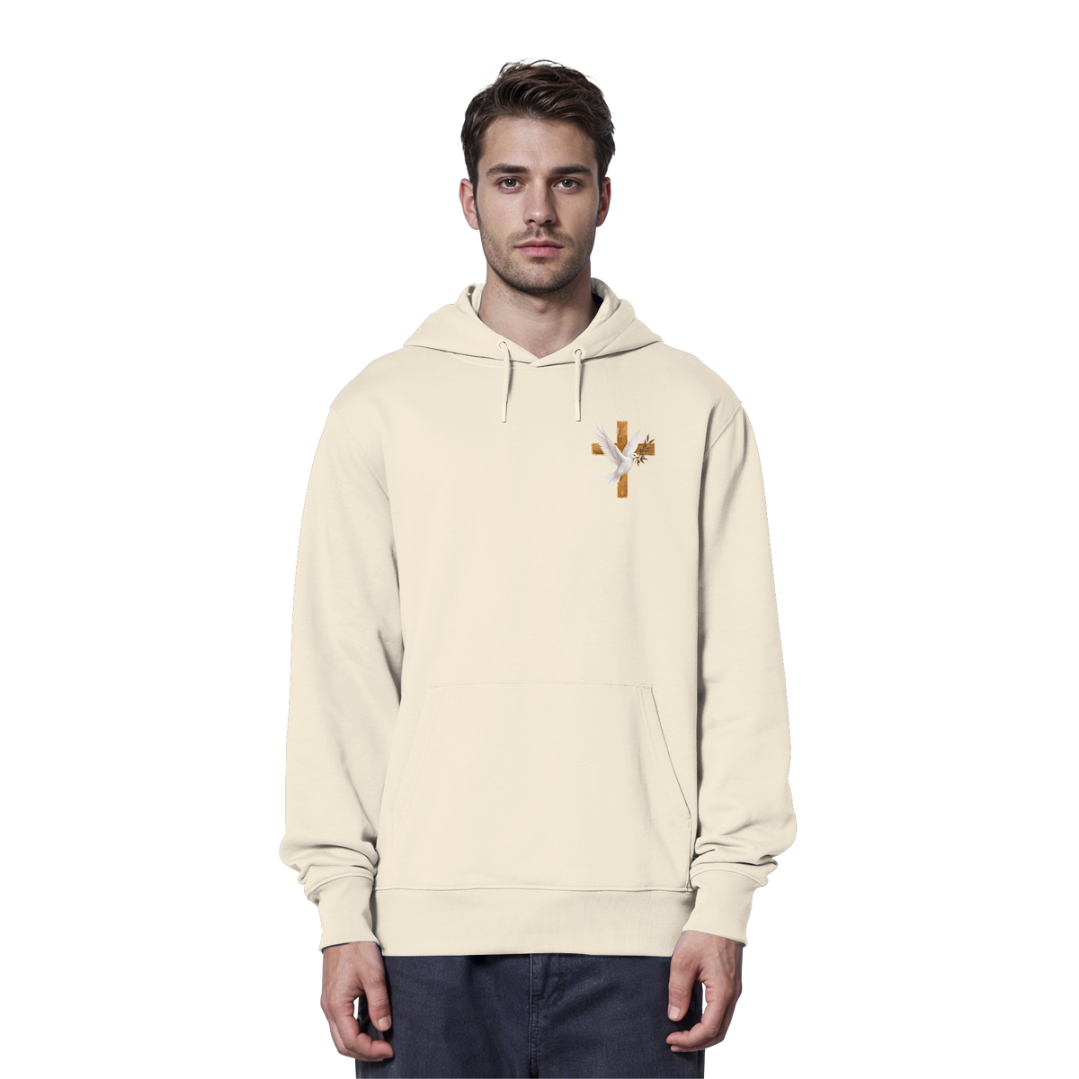 Collezione Savior - Felpa con cappuccio organica