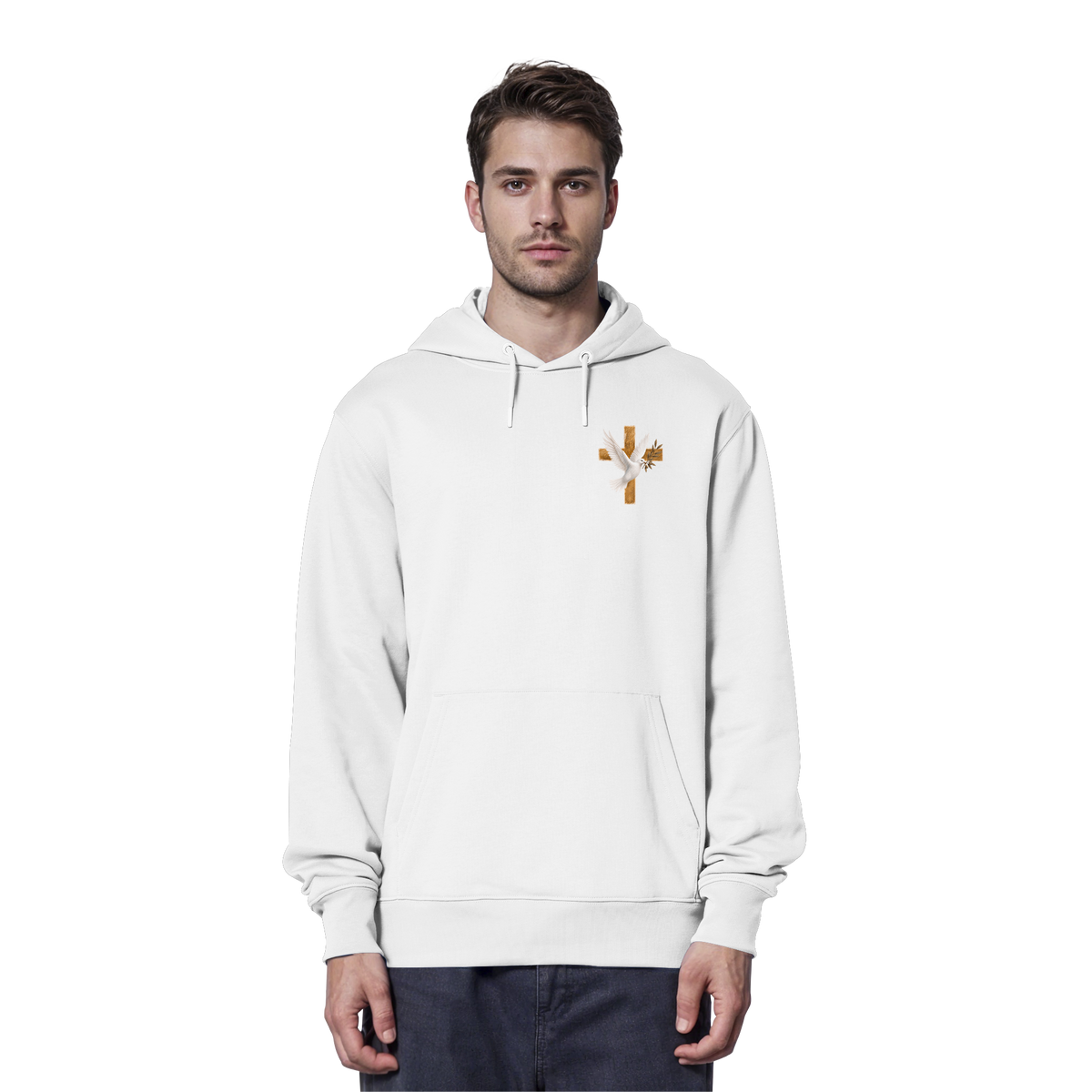 Collezione Savior - Felpa con cappuccio organica