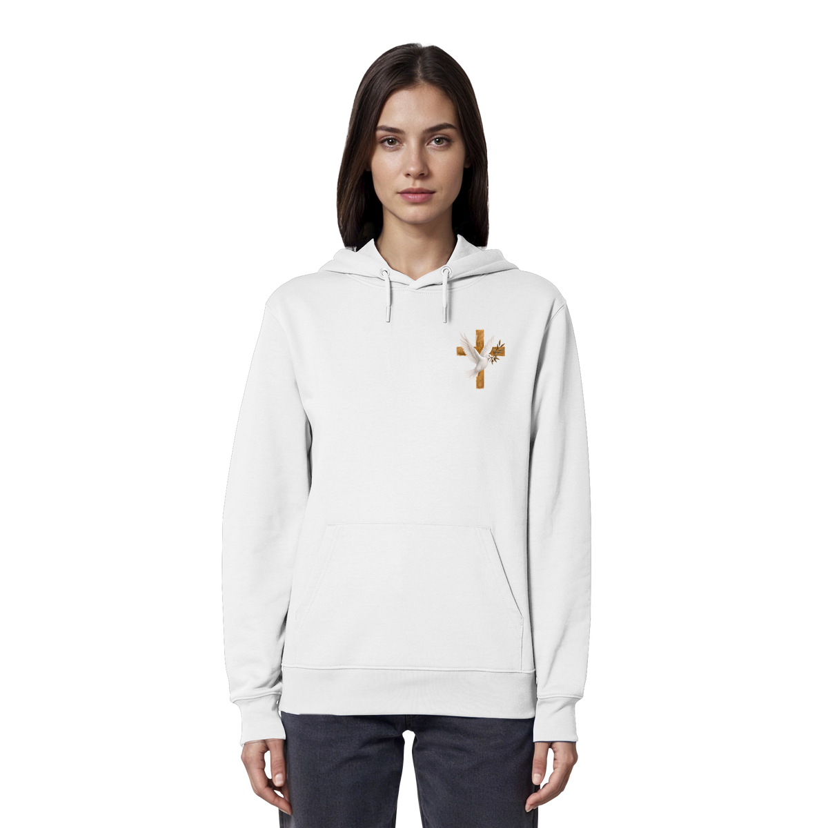 Collezione Savior - Felpa con cappuccio organica