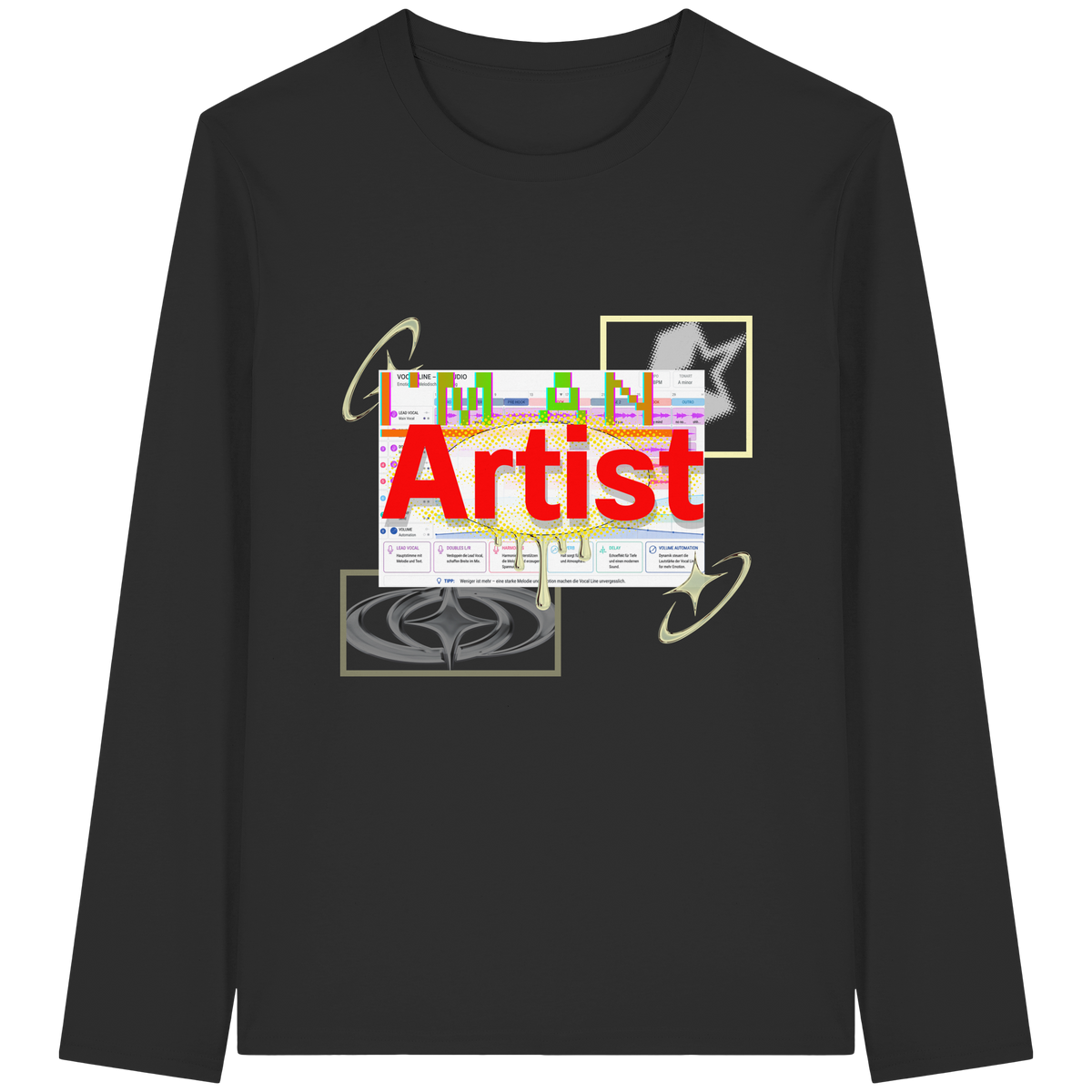 The Artist - Organik Uzun Kollu Tişört