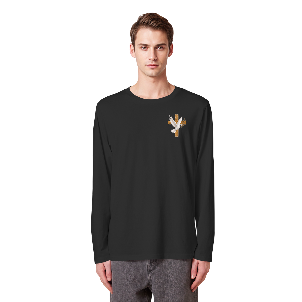 Collezione Savior - T-shirt a maniche lunghe biologica