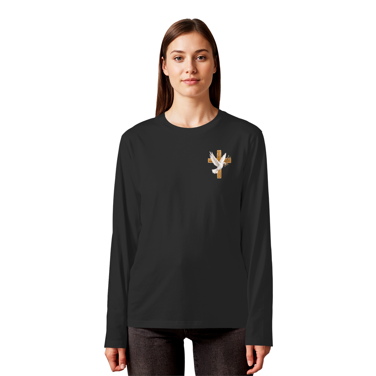 Collezione Savior - T-shirt a maniche lunghe biologica