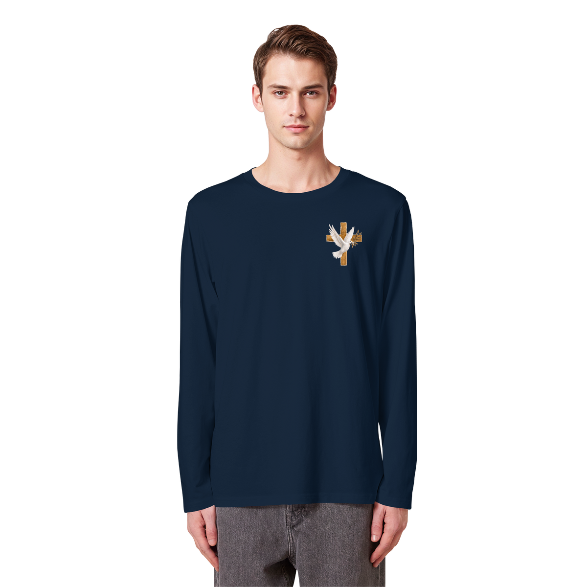 Collezione Savior - T-shirt a maniche lunghe biologica