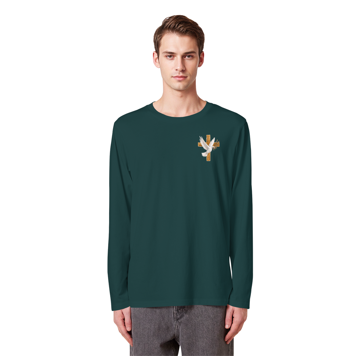 Collezione Savior - T-shirt a maniche lunghe biologica