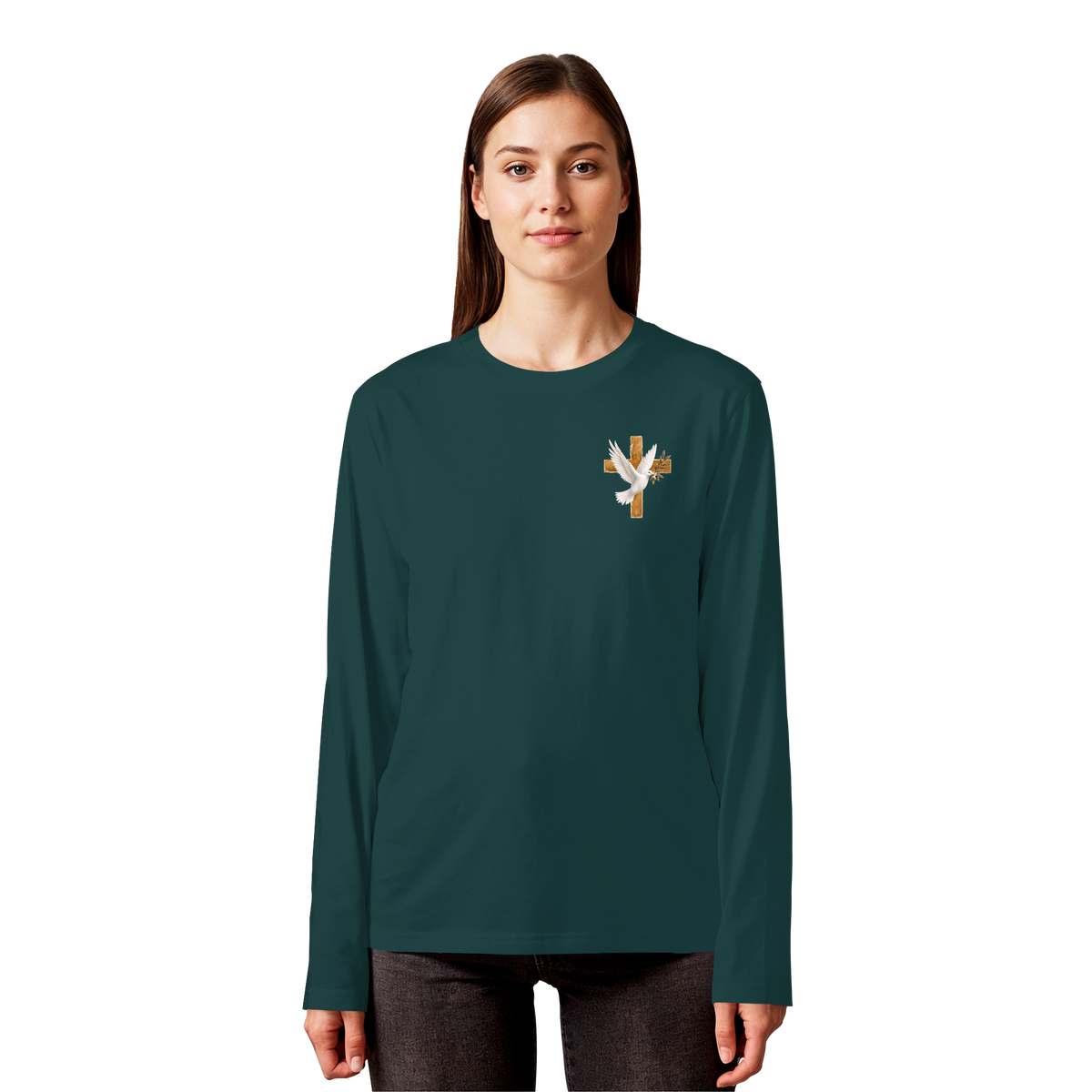Collezione Savior - T-shirt a maniche lunghe biologica