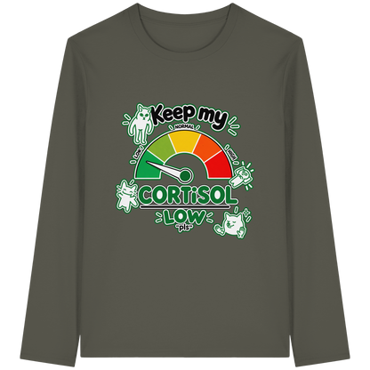 low CORTiSOL - Organic Longsleeve T-Shirt