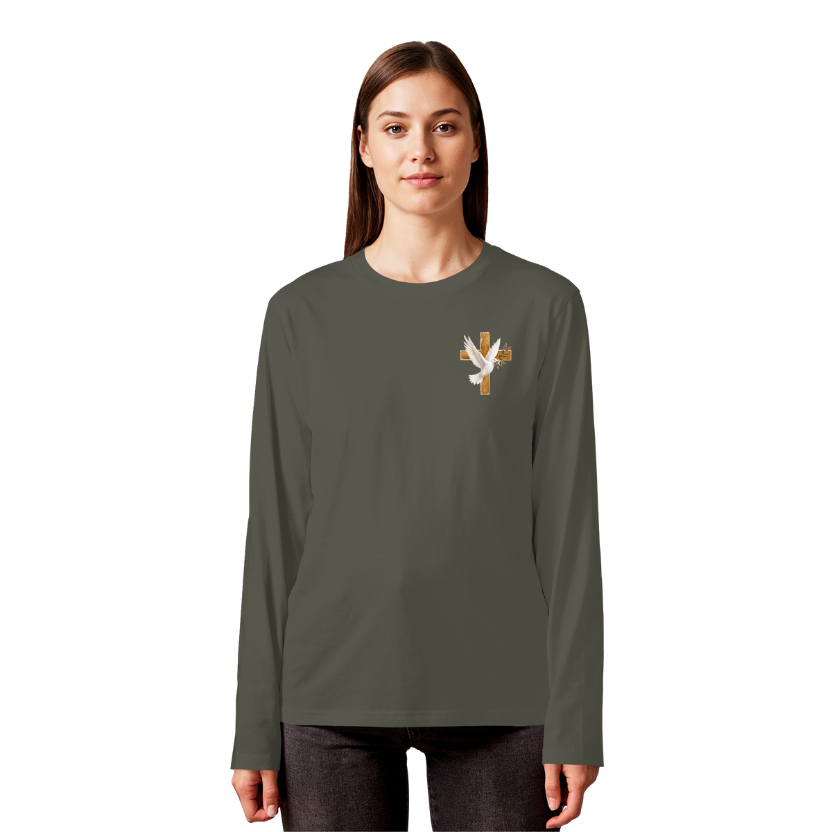Collezione Savior - T-shirt a maniche lunghe biologica