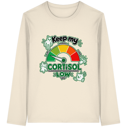 low CORTiSOL - Organic Longsleeve T-Shirt