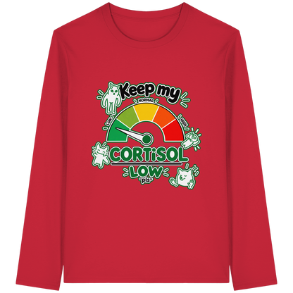 low CORTiSOL - Organic Longsleeve T-Shirt