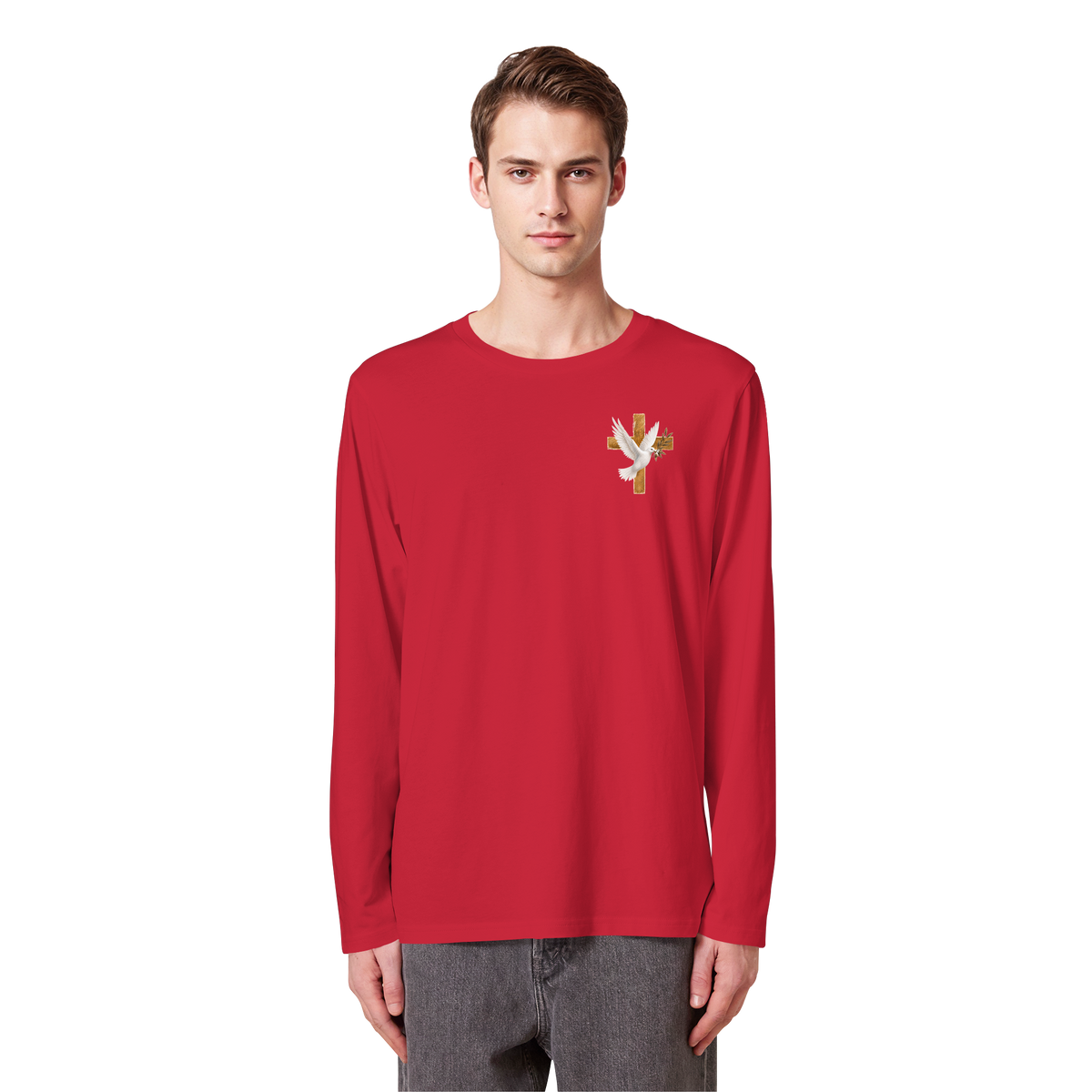 Collezione Savior - T-shirt a maniche lunghe biologica