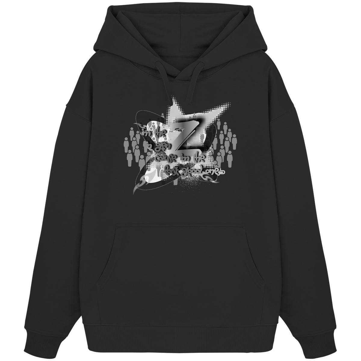The Rebellion Z BASiC - Organik Oversize Kapüşonlu Sweatshirt