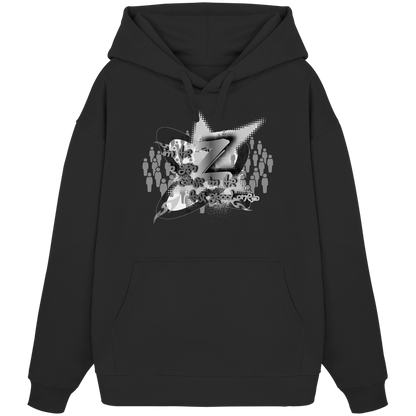 The Rebellion Z BASiC - Organik Oversize Kapüşonlu Sweatshirt