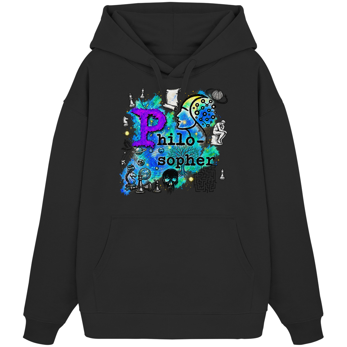 Der Philosoph – Bio-Oversize-Hoodie