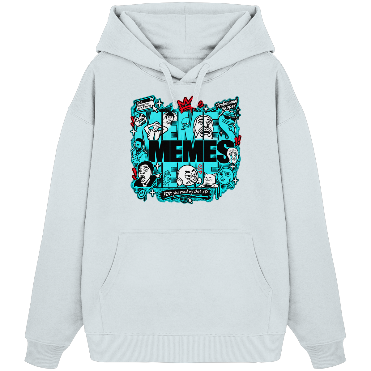 The Meme - Organic Oversize Hoodie