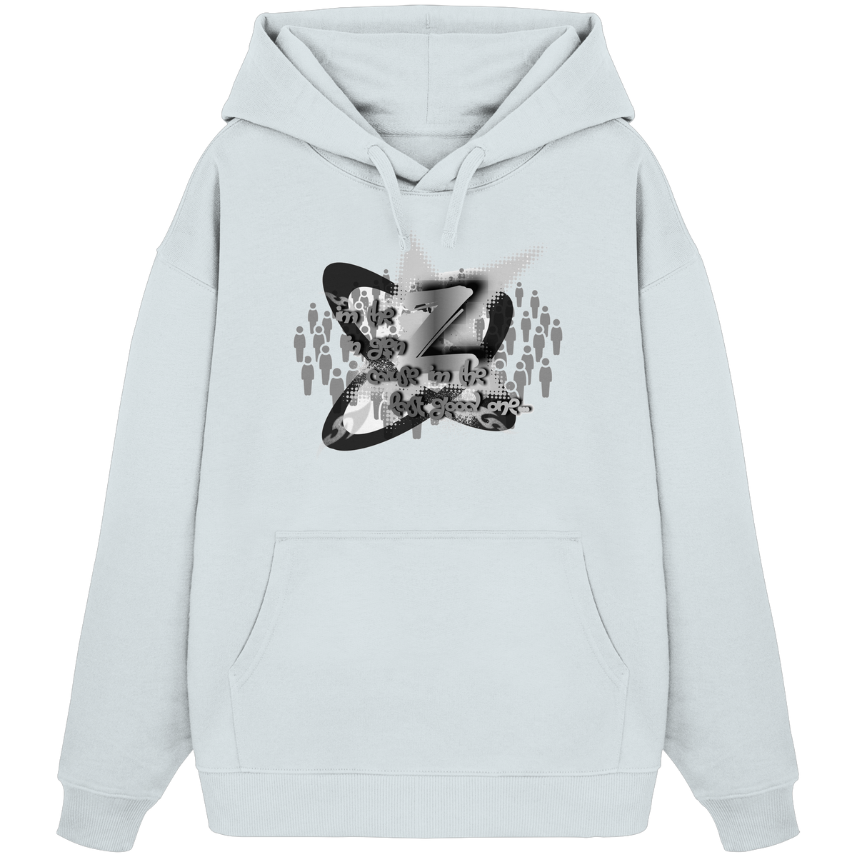 The Rebellion Z BASiC - Organik Oversize Kapüşonlu Sweatshirt