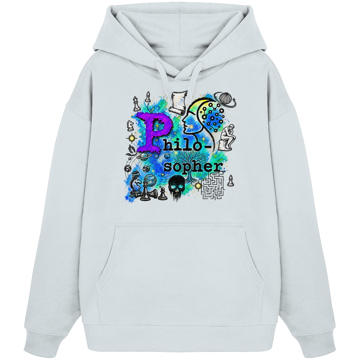 Der Philosoph – Bio-Oversize-Hoodie