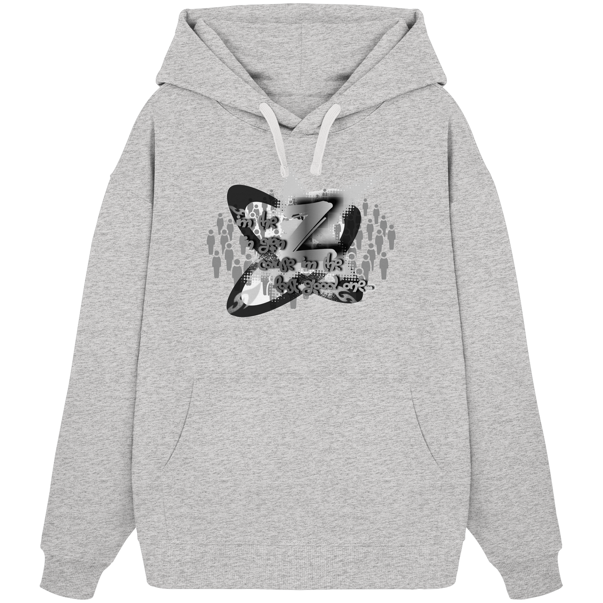 The Rebellion Z BASiC - Organik Oversize Kapüşonlu Sweatshirt