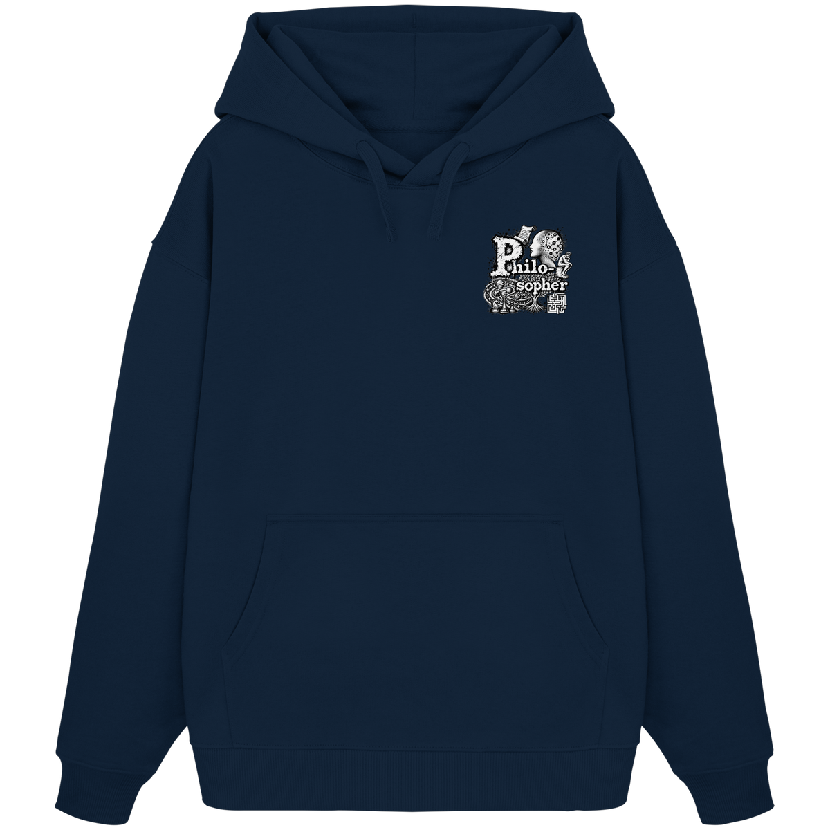 The Philosopher - Organic Oversize Hoodie