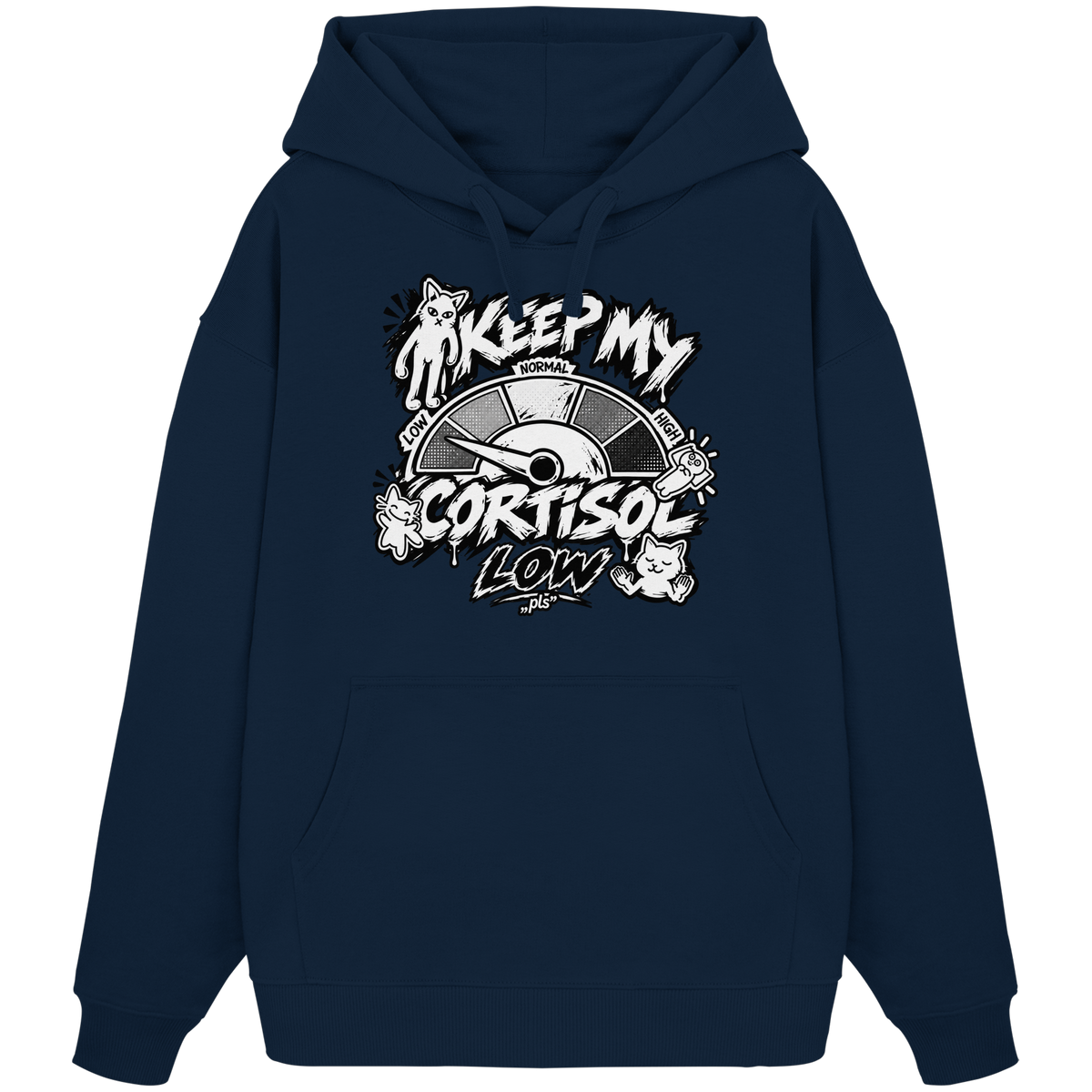 low CORTiSOL - Felpa oversize biologica