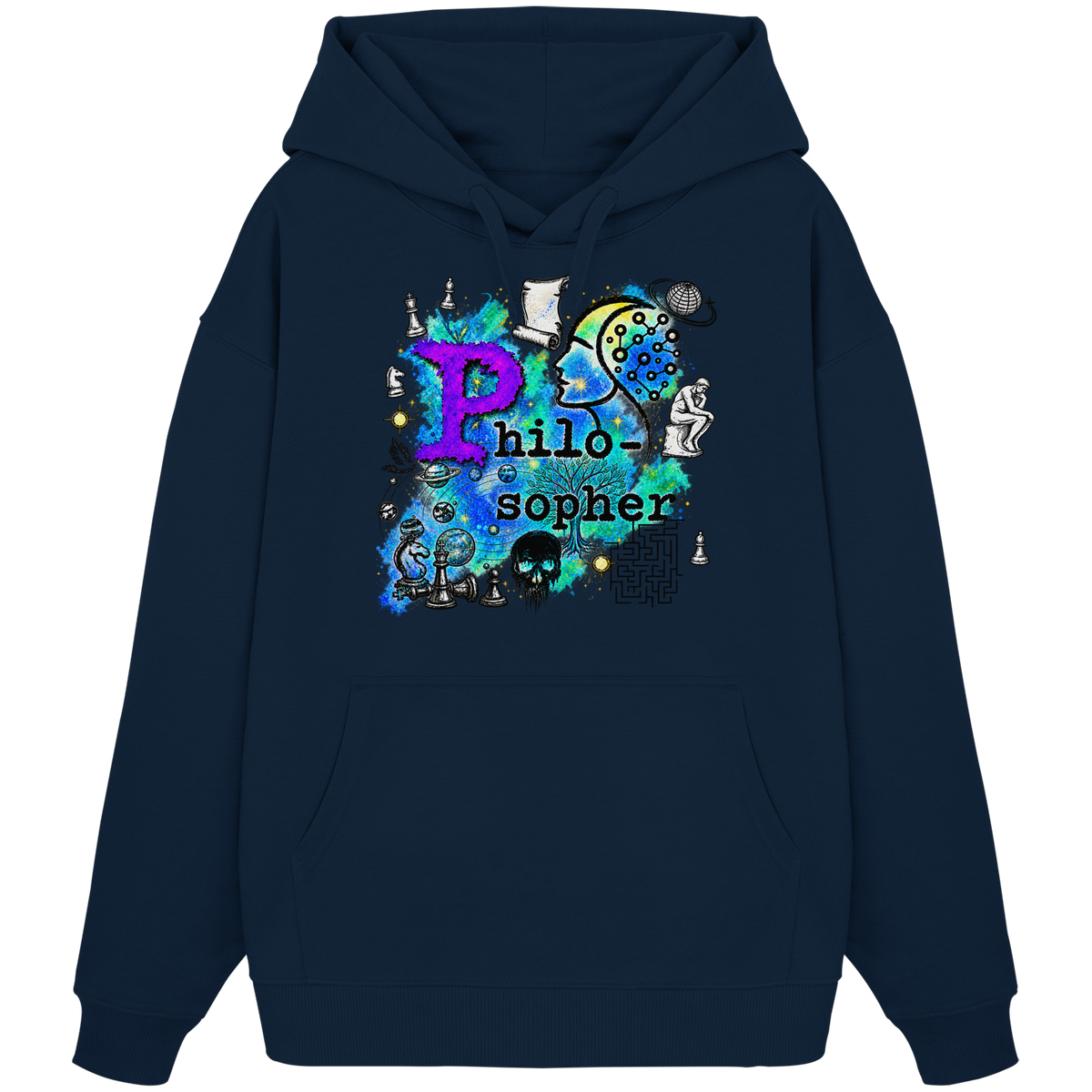 Der Philosoph – Bio-Oversize-Hoodie
