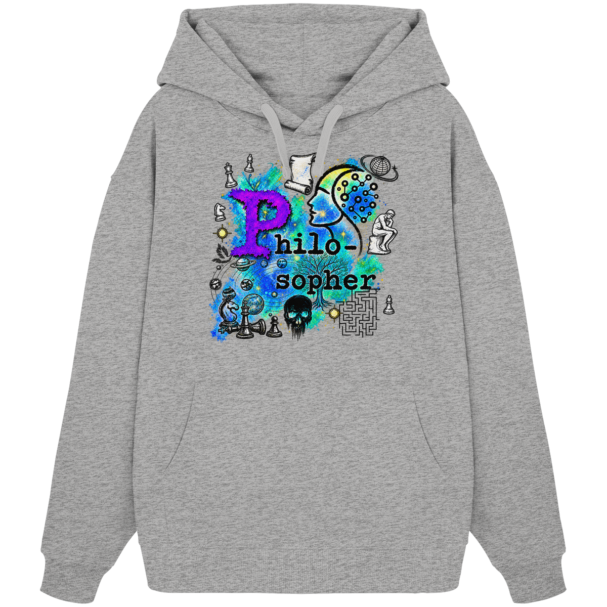 Der Philosoph – Bio-Oversize-Hoodie