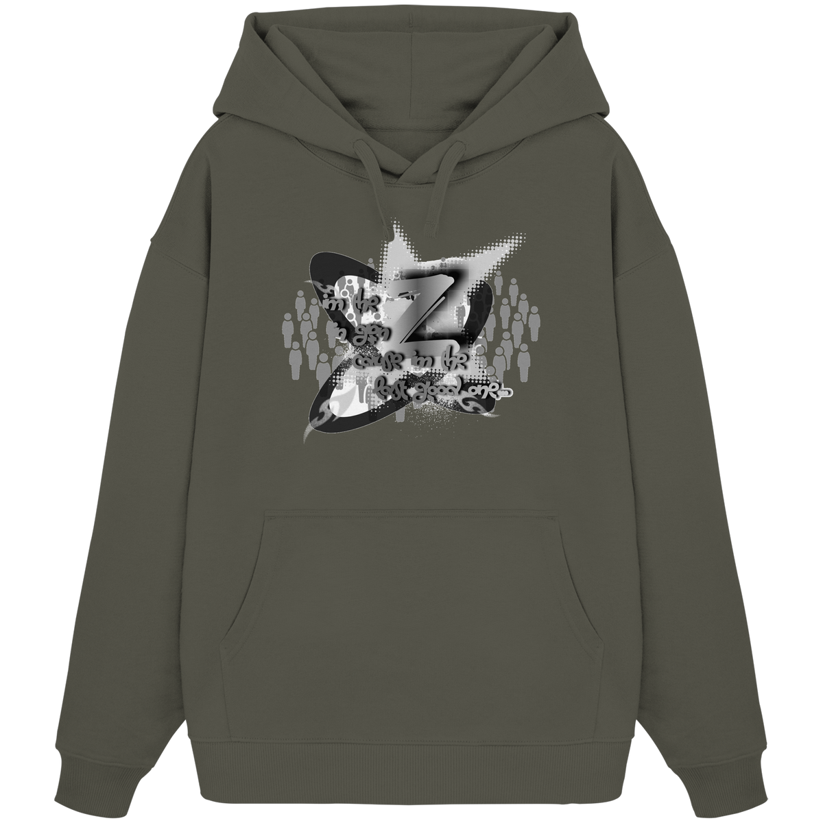 The Rebellion Z BASiC - Organik Oversize Kapüşonlu Sweatshirt