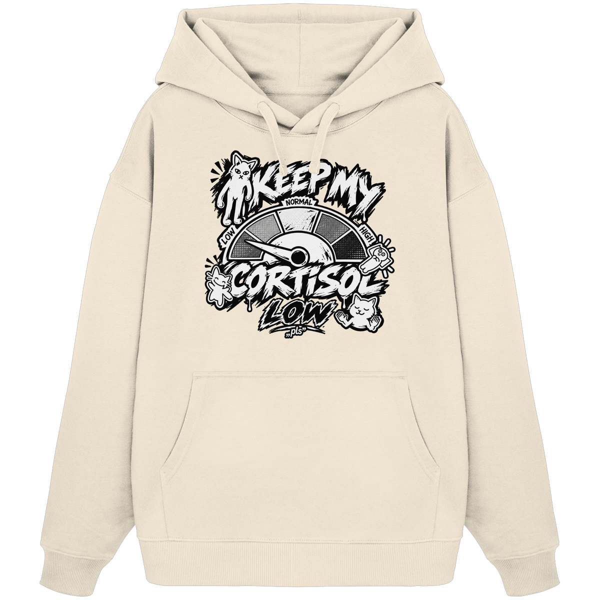 low CORTiSOL - Felpa oversize biologica