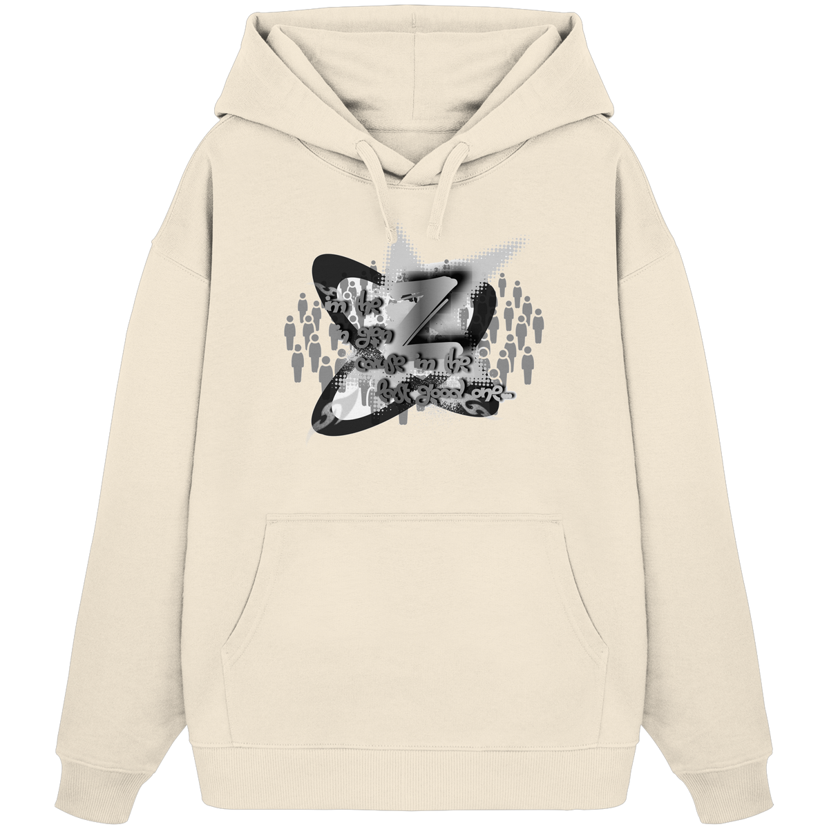 The Rebellion Z BASiC - Organik Oversize Kapüşonlu Sweatshirt