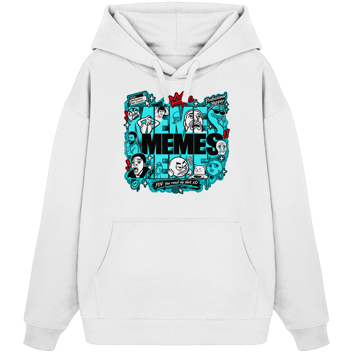 The Meme - Organic Oversize Hoodie