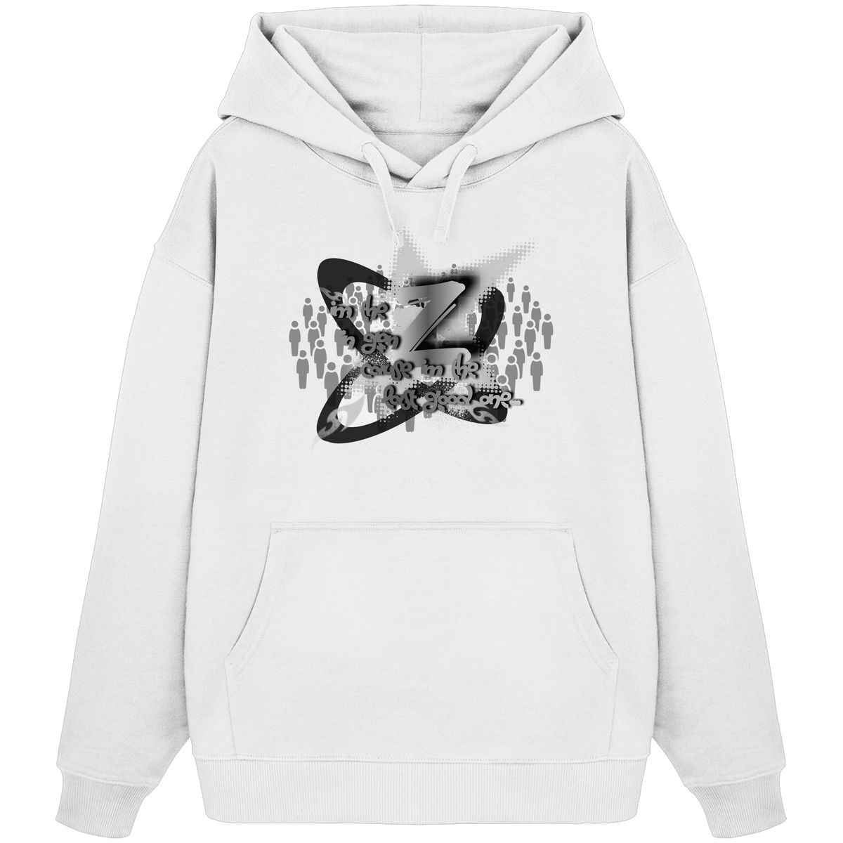 The Rebellion Z BASiC - Organik Oversize Kapüşonlu Sweatshirt