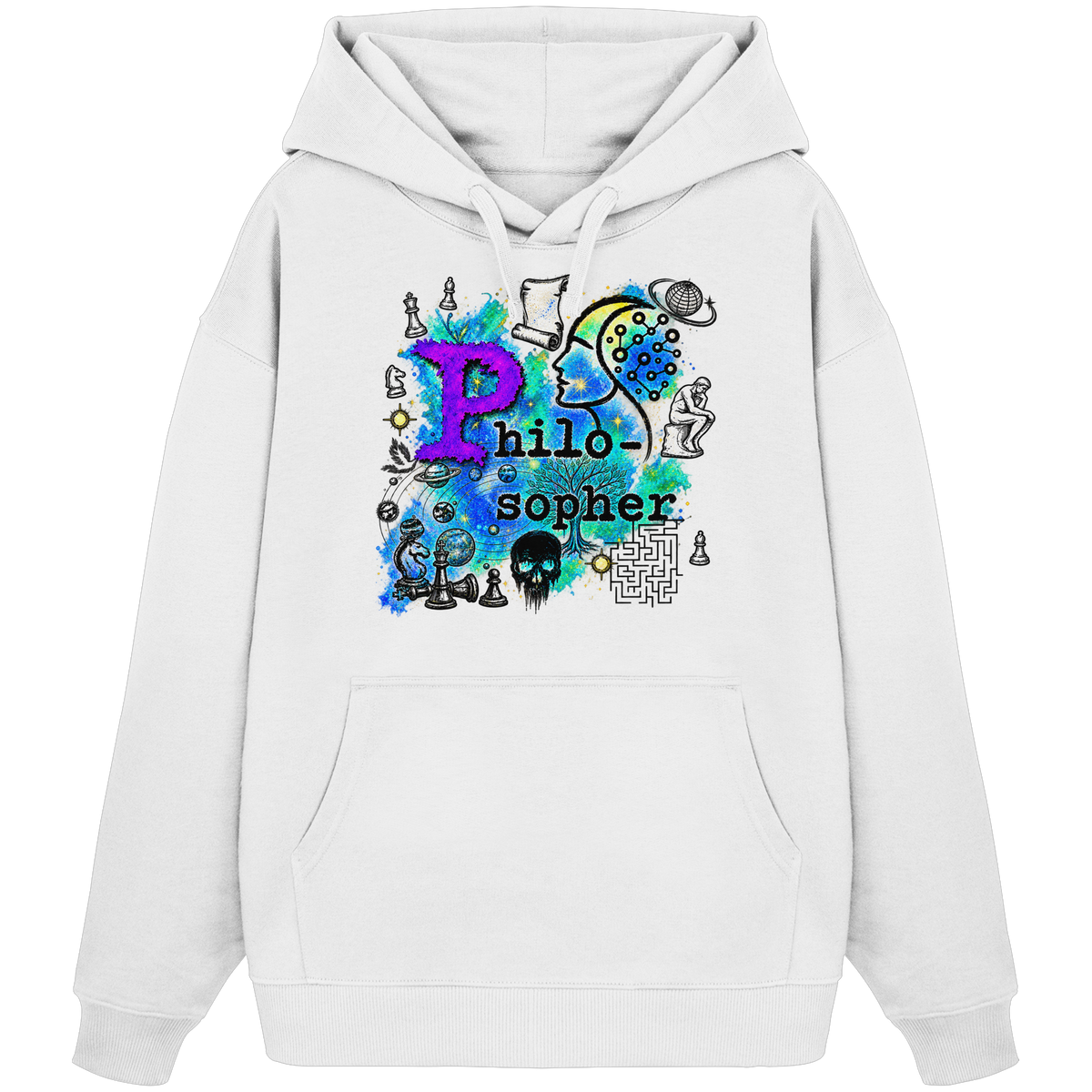 Der Philosoph – Bio-Oversize-Hoodie