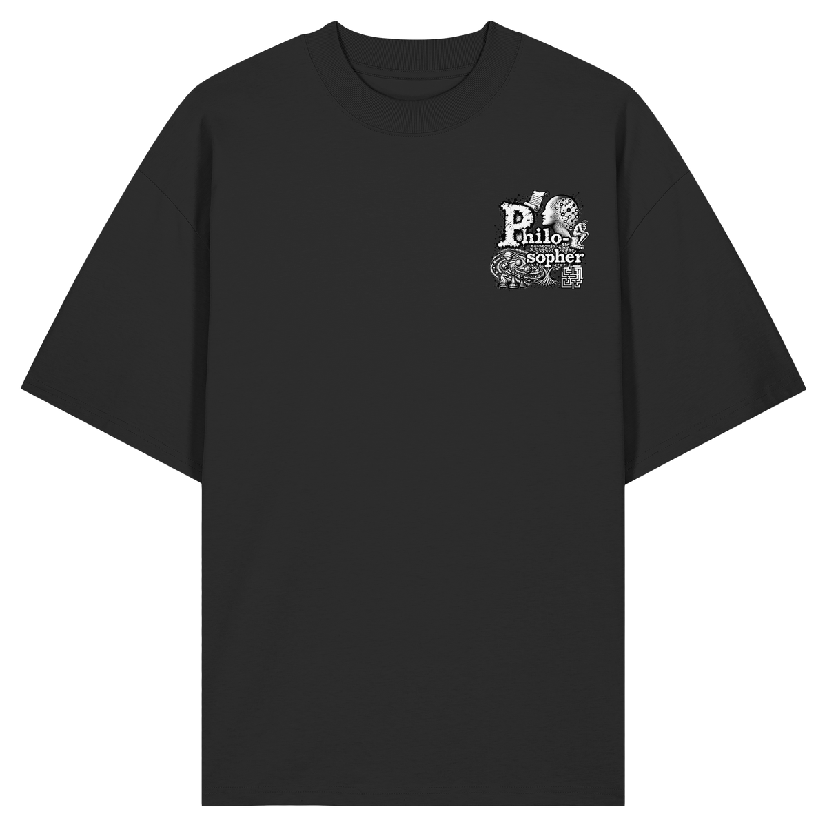 The Philosopher - Camicia oversize biologica