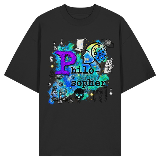 The Philosopher - Organic Oversize Shirt