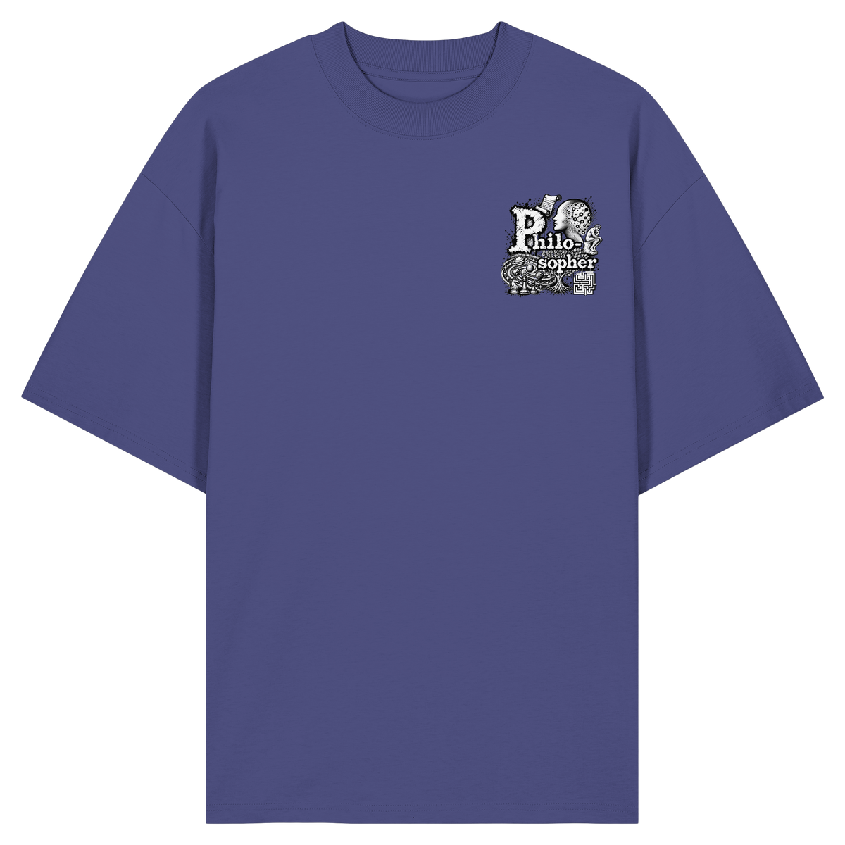 The Philosopher - Camicia oversize biologica