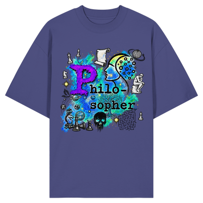 The Philosopher - Camicia oversize biologica
