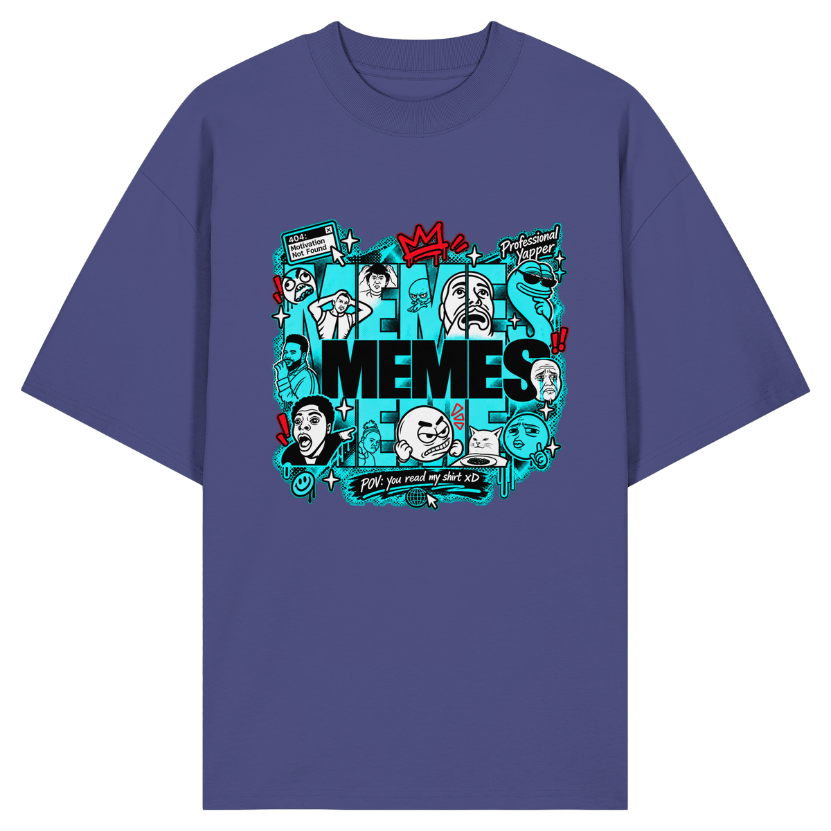 Das Meme - Bio-Oversize-Shirt