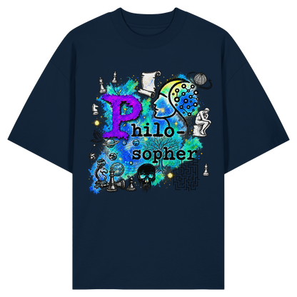 The Philosopher - Camicia oversize biologica