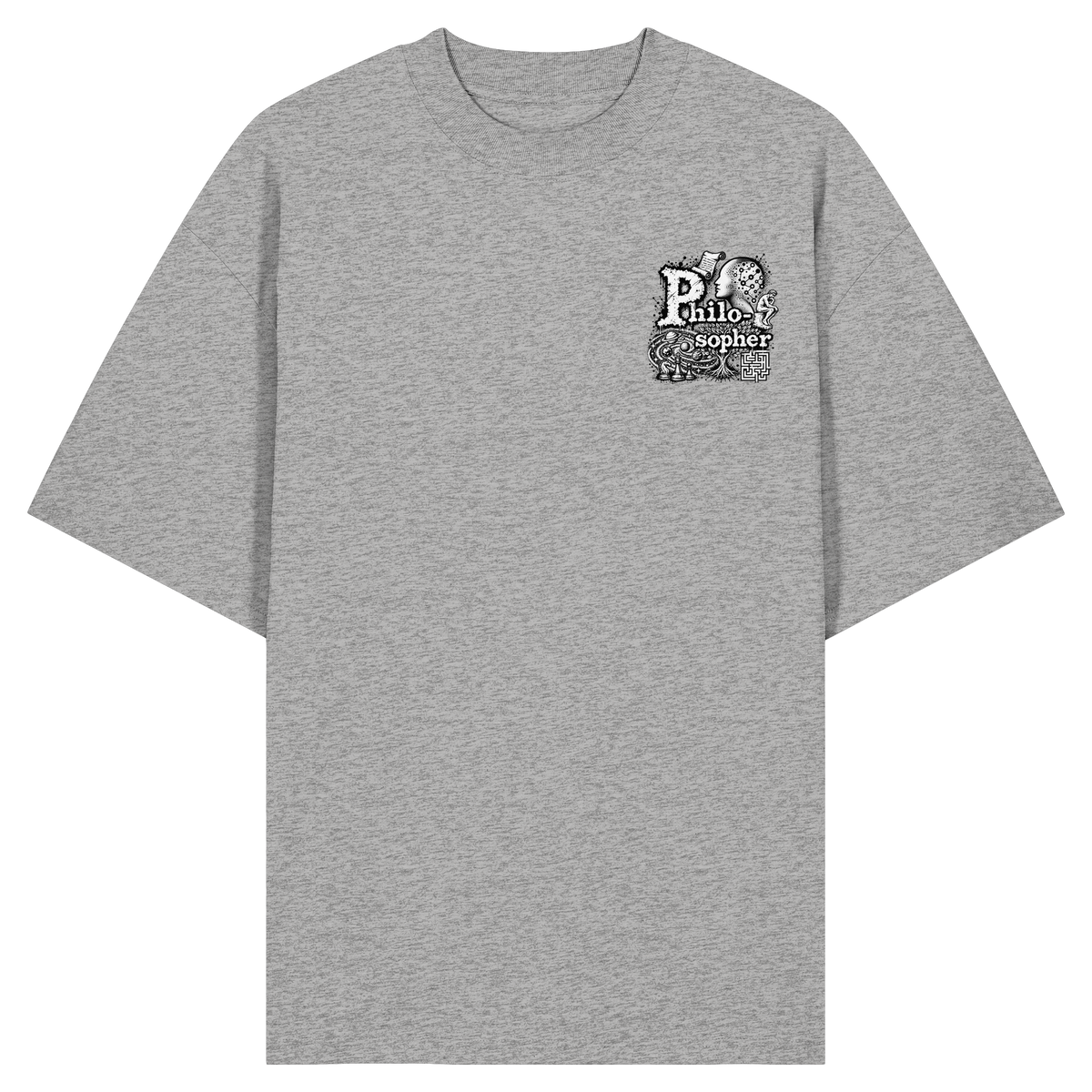 The Philosopher - Camicia oversize biologica