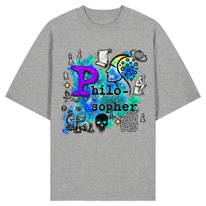 The Philosopher - Camicia oversize biologica