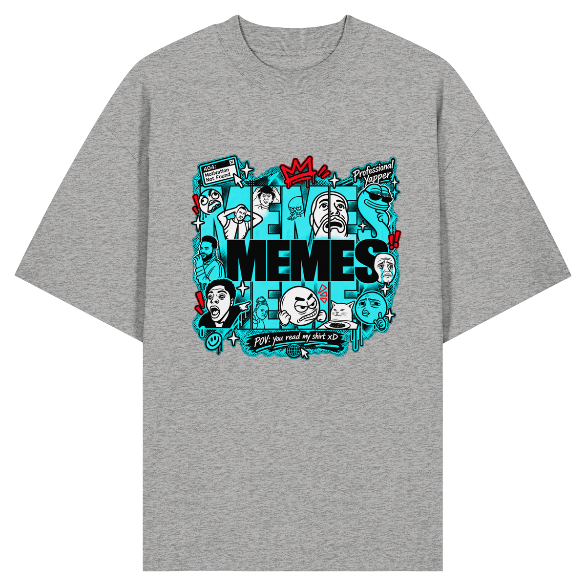 Das Meme - Bio-Oversize-Shirt