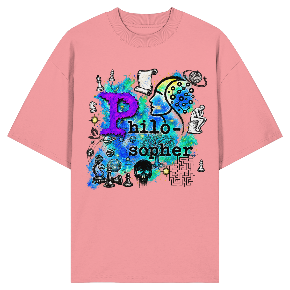 The Philosopher - Camicia oversize biologica