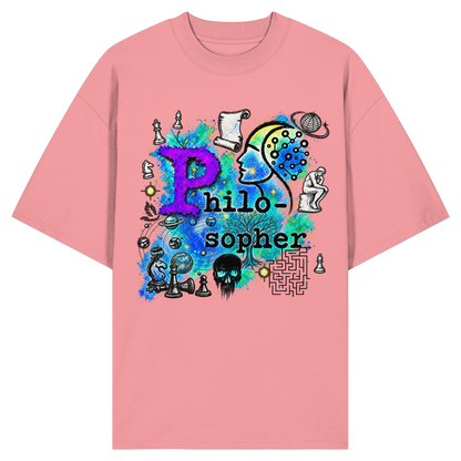 The Philosopher - Camicia oversize biologica