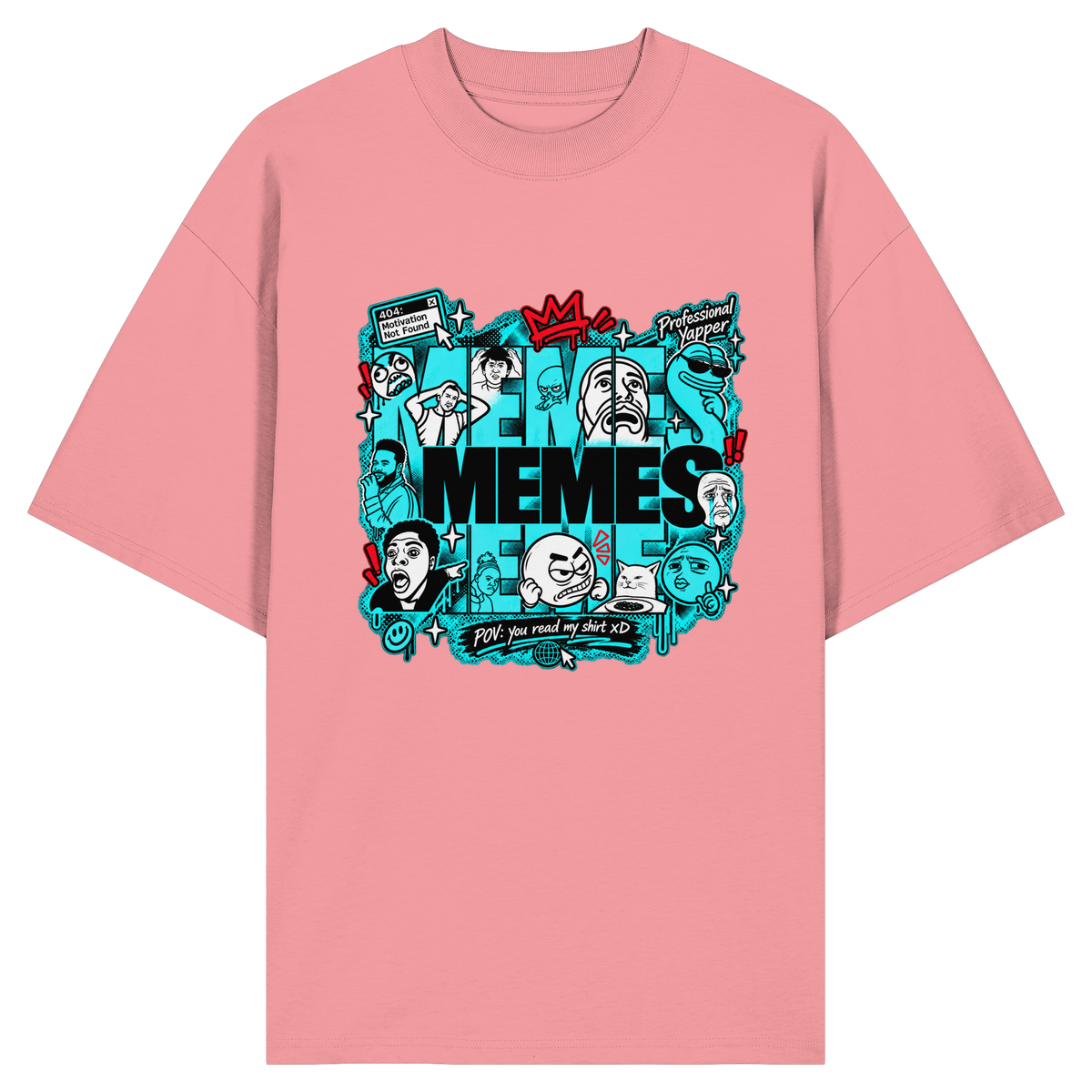 Das Meme - Bio-Oversize-Shirt