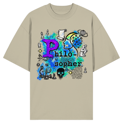 The Philosopher - Camicia oversize biologica