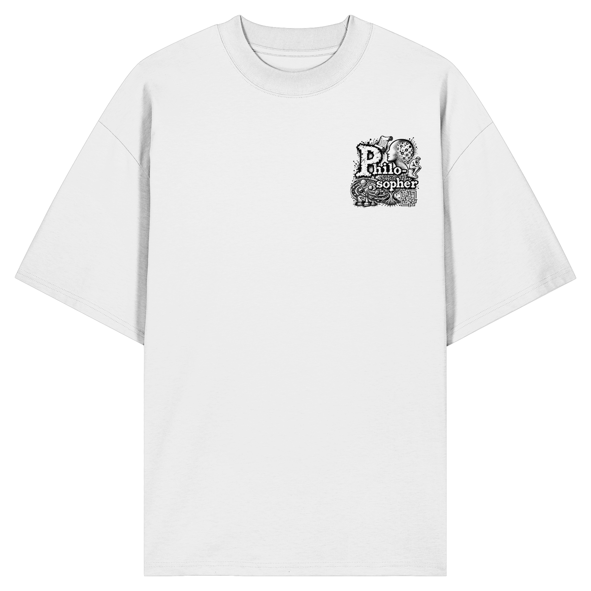 The Philosopher - Camicia oversize biologica