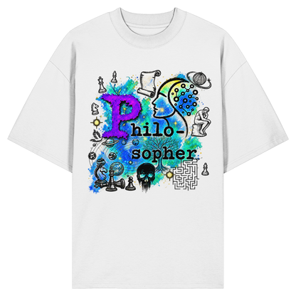 The Philosopher - Camicia oversize biologica