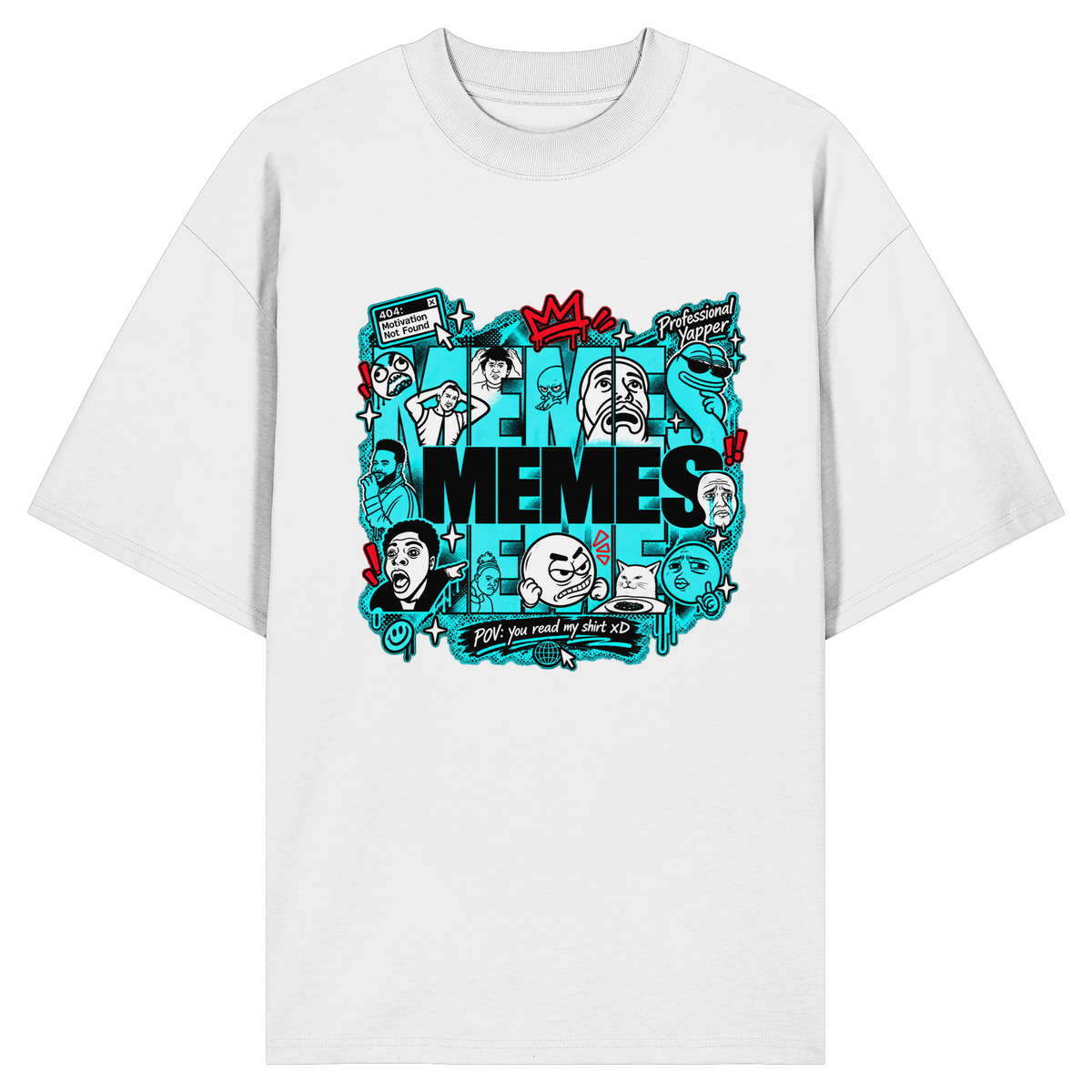 Das Meme - Bio-Oversize-Shirt