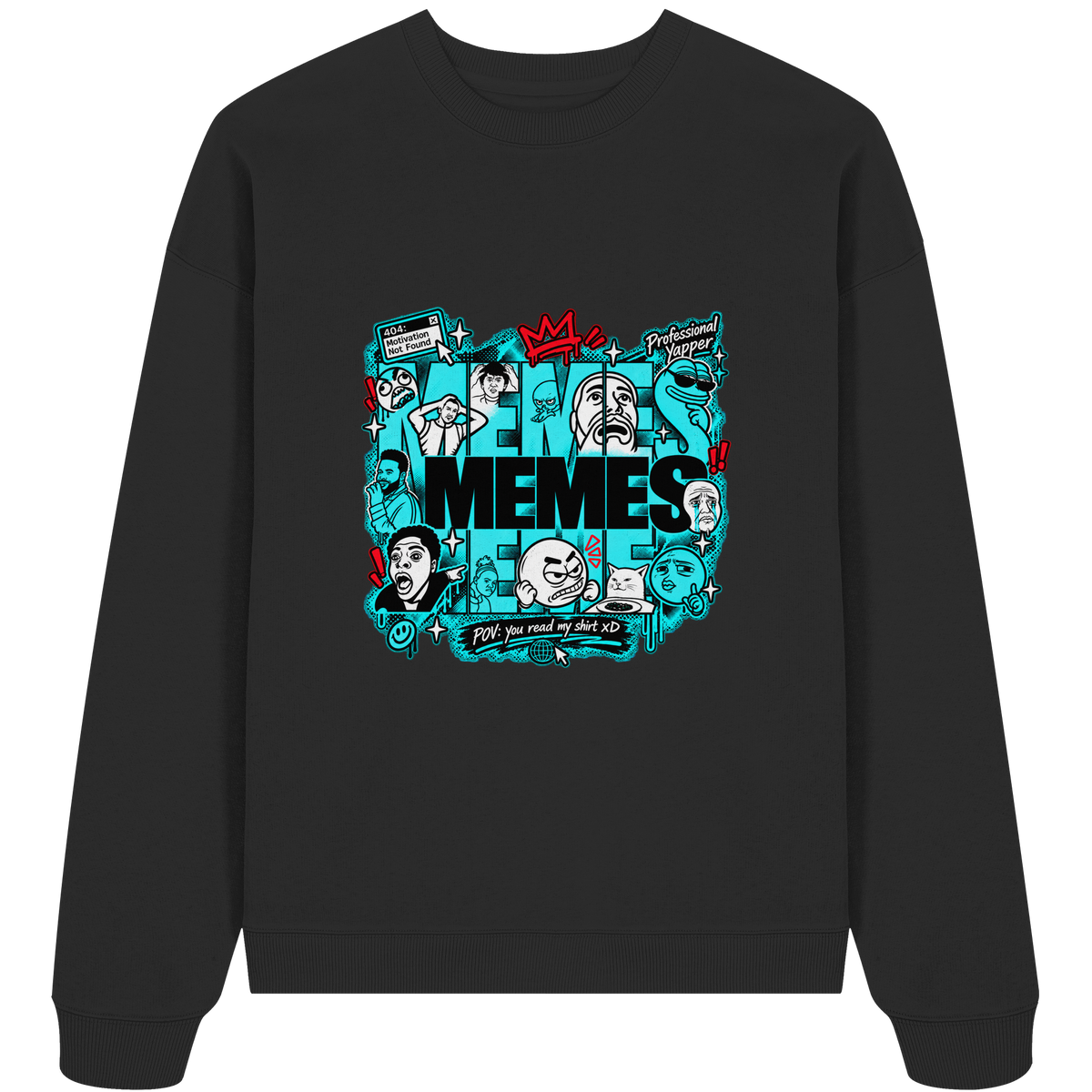 The Meme - Organic Oversize Sweatshirt