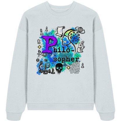 Der Philosoph - Bio-Oversize-Sweatshirt